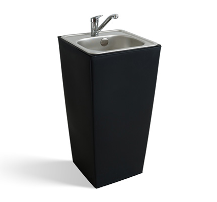 Zahradní umyvadlo Lavabo Kube černé